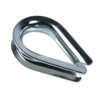 Коуш для тросу 10 мм з нержавіючої сталі DIN 6899B