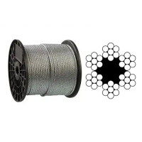 Трос сталевий 5 мм DIN 3055 (6*7+FC)