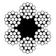 Трос сталевий 5 мм DIN 3060 (6×19+FC)