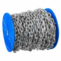 Ланцюг коротколанковий 10 мм з нержавіючої сталі А4 DIN 766 (калібрований)
