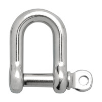 Скоба такелажна пряма 12 мм з нержавіючої сталі А4